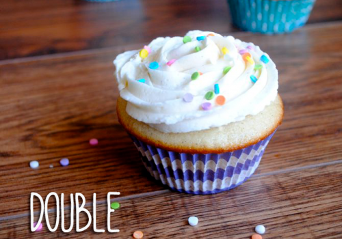 Double Vanilla Cupcakes