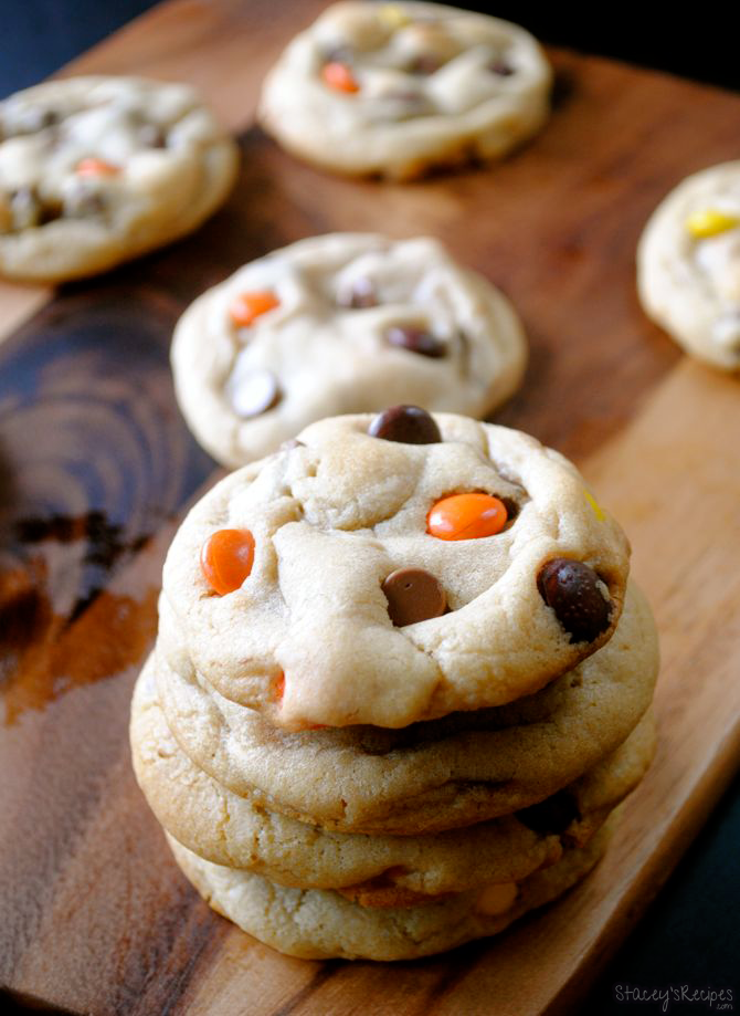 Reese's Pieces Chocolate Chip Cookies