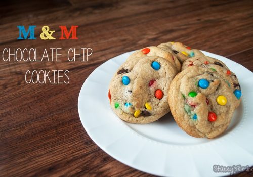 M&M Chocolate Chip Cookies