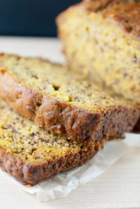 Banana loaf packed with pumpkin - a bread you'll want to make again and again this fall. | www.staceysrecipes.com