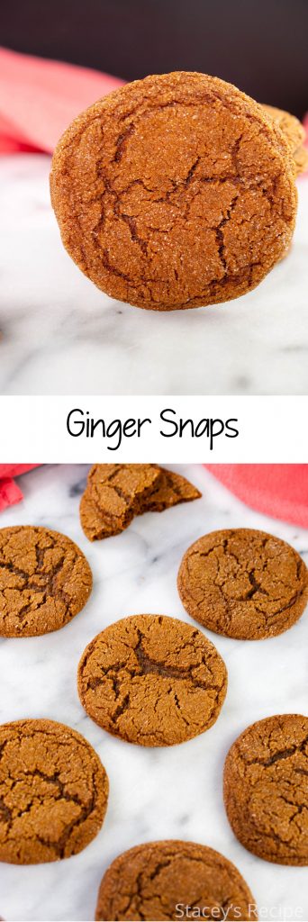 A family recipe with plenty of ginger and molasses, a holiday cookie that will melt in your mouth! | www.staceysrecipes.com